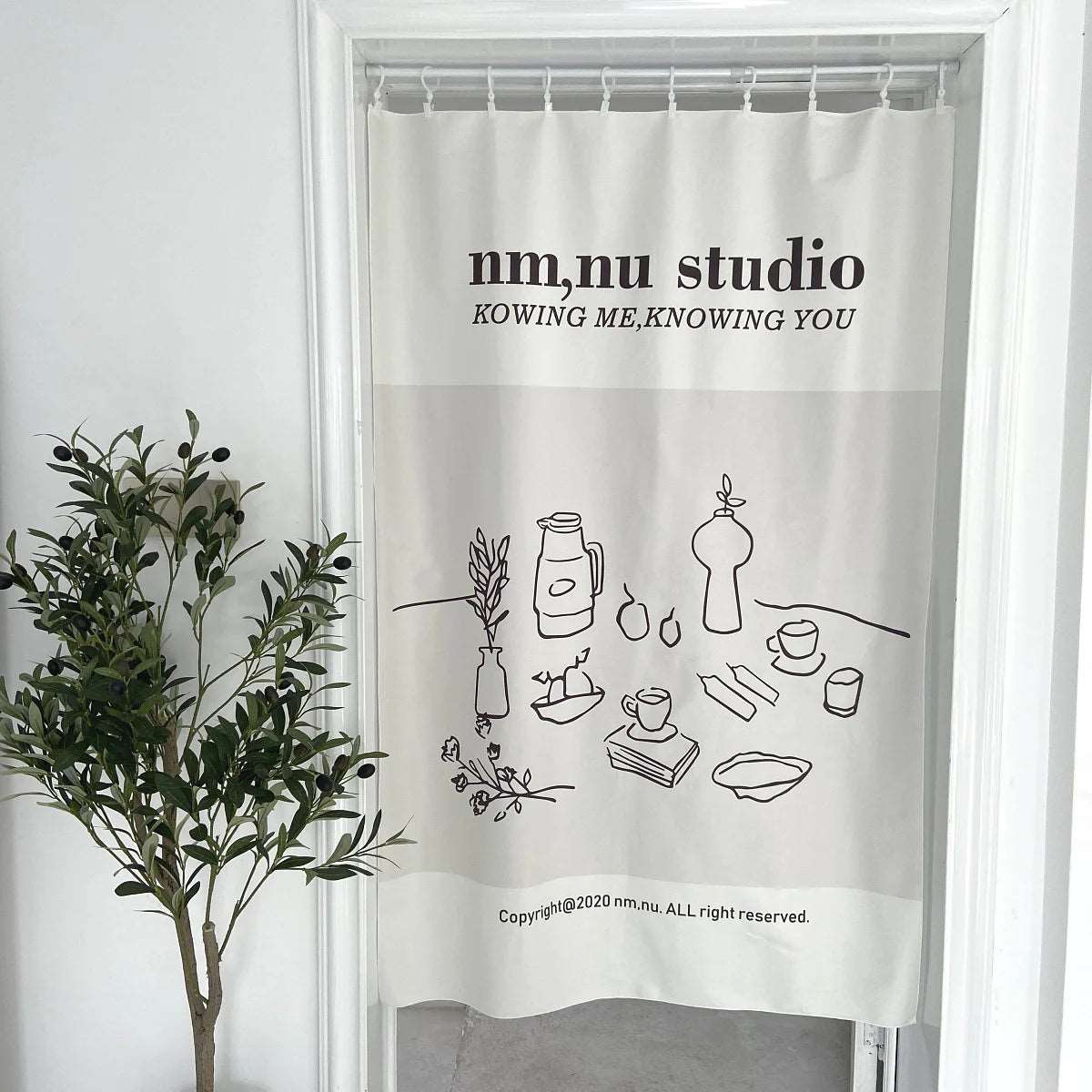 Poster&Partition curtain 壁掛け・間仕切りカーテン三種