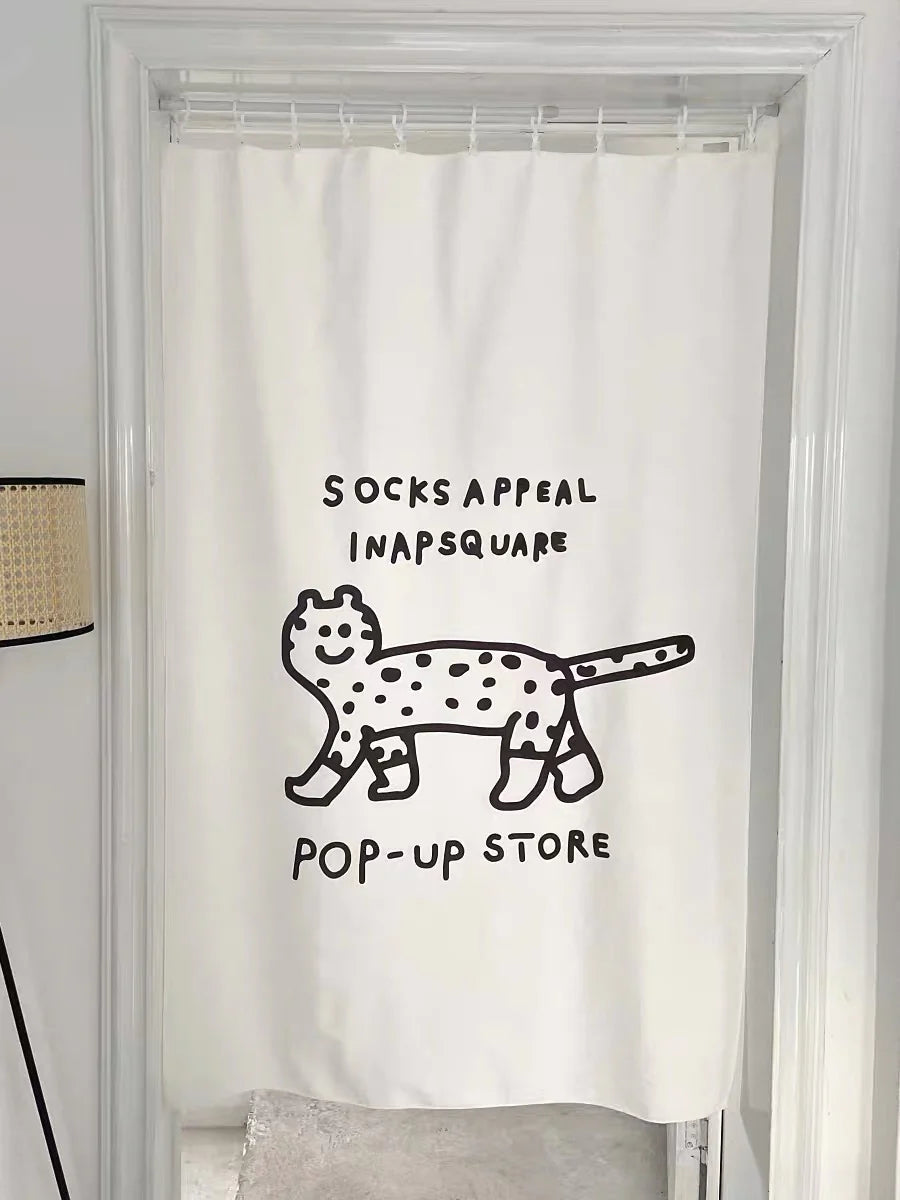 Poster&Partition curtain 壁掛け・間仕切りカーテン三種