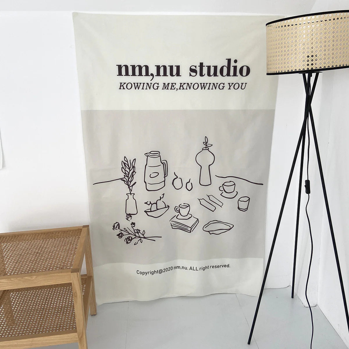 Poster&Partition curtain 壁掛け・間仕切りカーテン三種