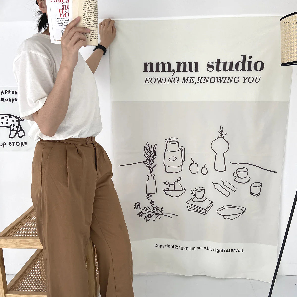Poster&Partition curtain 壁掛け・間仕切りカーテン三種