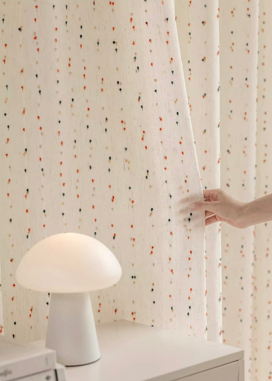 【オーダー可】レインボーラムネレースカーテン