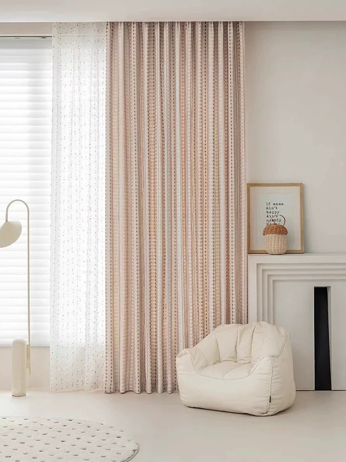 【オーダー可】レインボーラムネレースカーテン