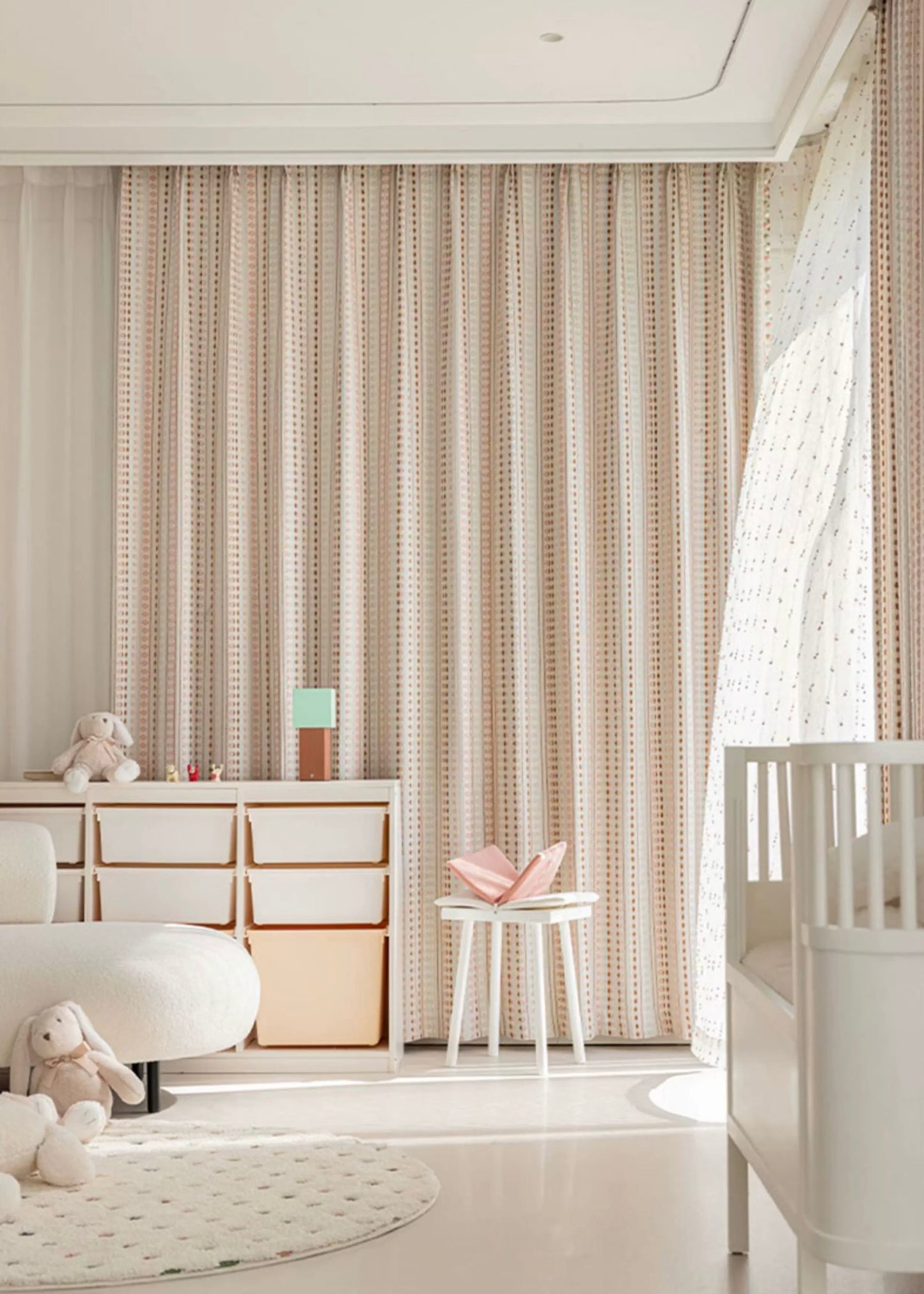 【オーダー可】フェアアイル柄ドーパミンカーテン