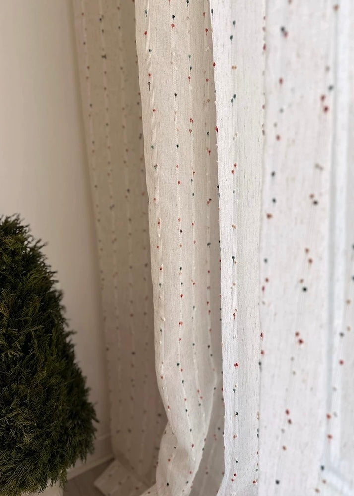 【オーダー可】レインボーラムネレースカーテン