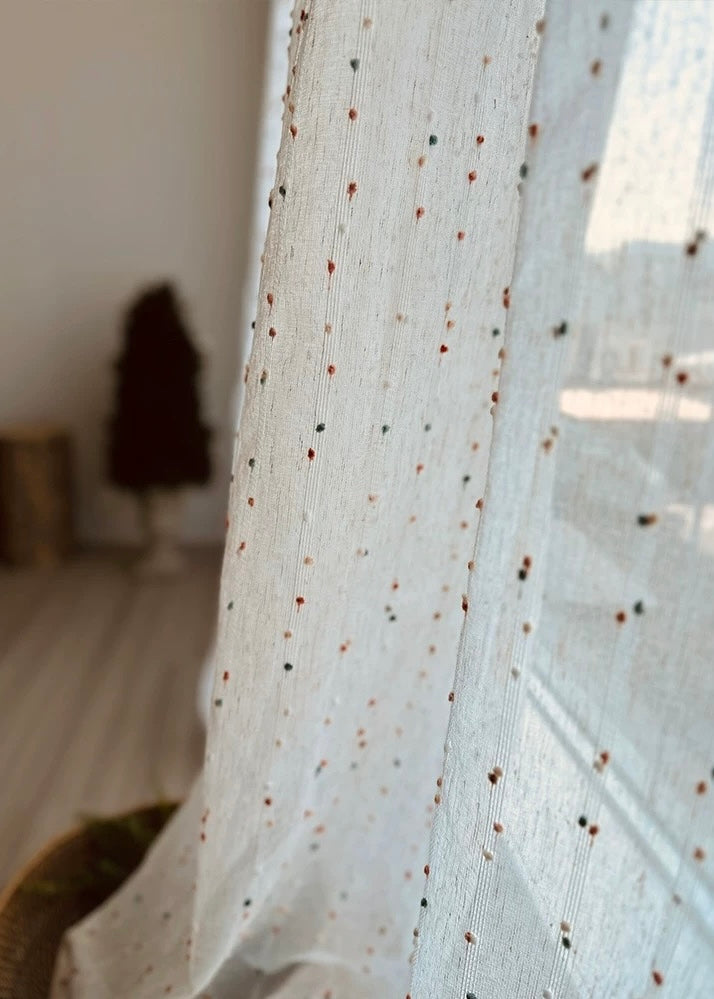 【オーダー可】レインボーラムネレースカーテン