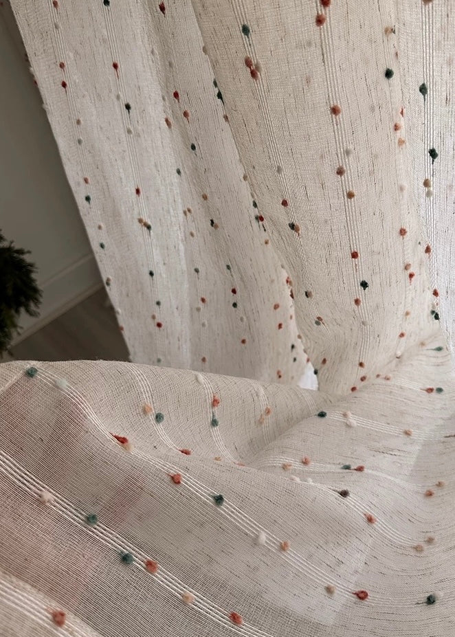 【オーダー可】レインボーラムネレースカーテン