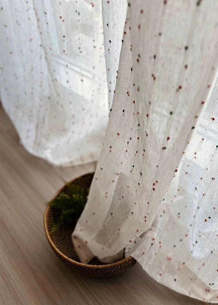 【オーダー可】レインボーラムネレースカーテン