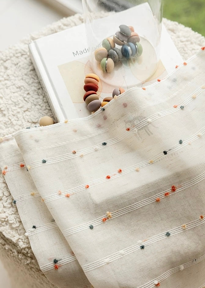 【オーダー可】レインボーラムネレースカーテン