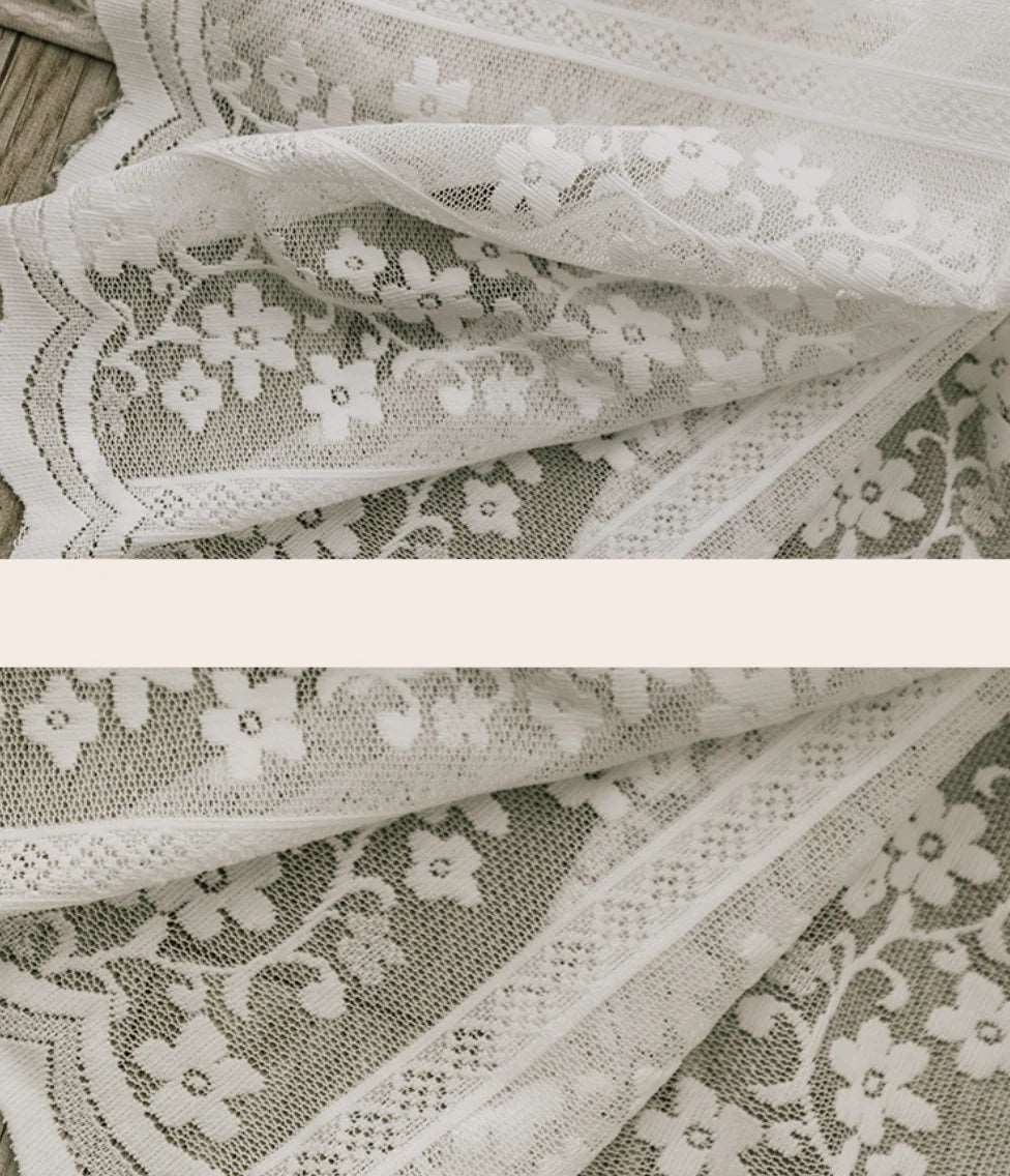 【オーダー可】姫系刺繍レースカーテン