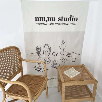 Poster&Partition curtain 壁掛け・間仕切りカーテン三種