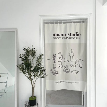 Poster&Partition curtain 壁掛け・間仕切りカーテン三種