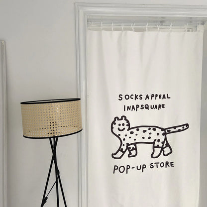 Poster&Partition curtain 壁掛け・間仕切りカーテン三種